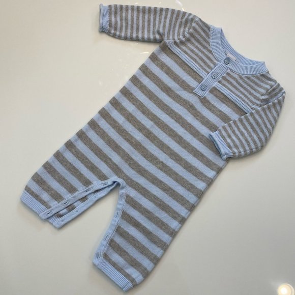 Baby Boy Janie & Jack Knit One Piece, Size 0-3M - Picture 9 of 9
